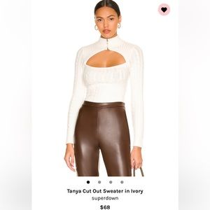 Superdown Tanya Cutout Sweater